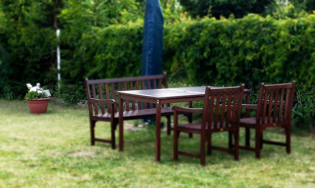 Dom Opieki Rafael w Dębicy posiada własny ogród