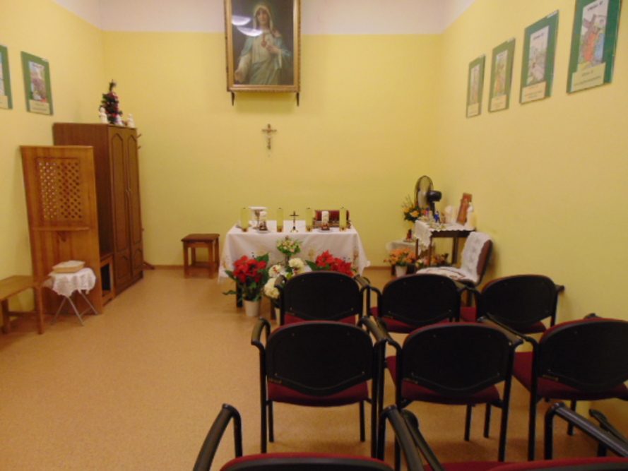 Dom Pomocy Społecznej w Liskowie dysponuje kaplicą i zapewnia swoim podopiecznym opiekę duszpasterską