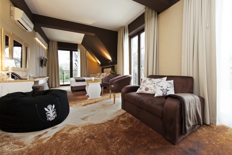 Jeden z apartamentów w Hotelu Piwniczna SPA & Conference w Piwnicznej-Zdroju