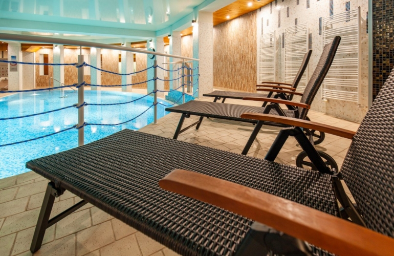 Strefa Wellness i kryty basen w Hotelu GALAXY w Krakowie
