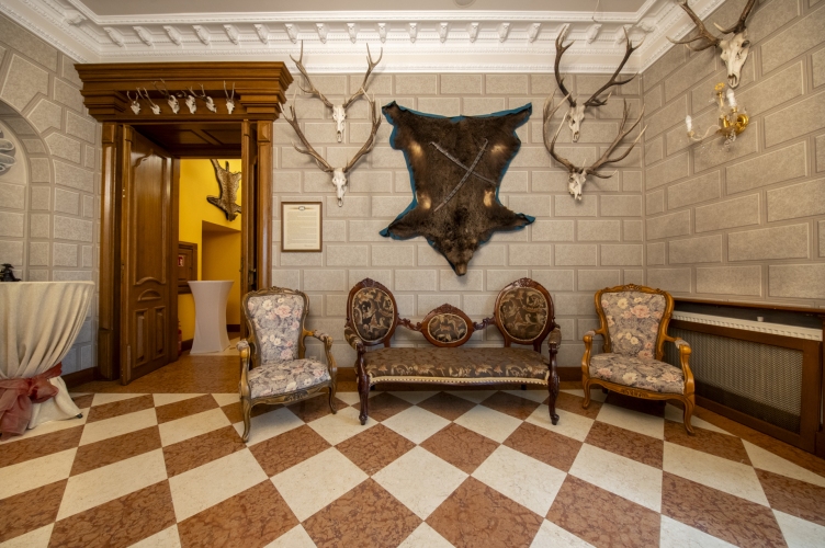 Wnętrza Zamku Dubiecko są odrestaurowane i odtworzone z ogromnym pietyzmem