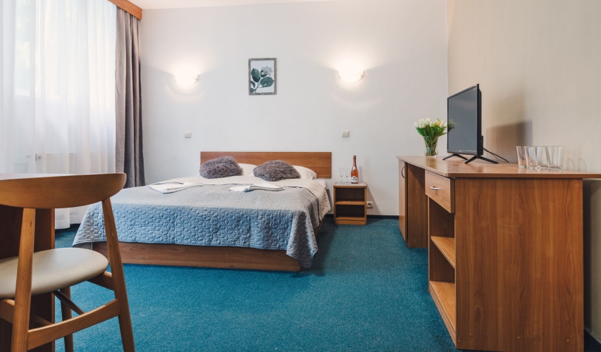 Dom Wczasowy Ondraszek w Ustroniu dysponuje łącznie 125 miejscami noclegowymi