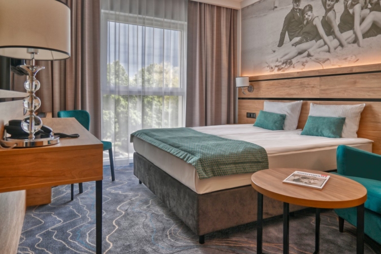 Pokoje w Sopotorium Medical Resort w Sopocie są wyposażone w niezbędne udogodnienia 