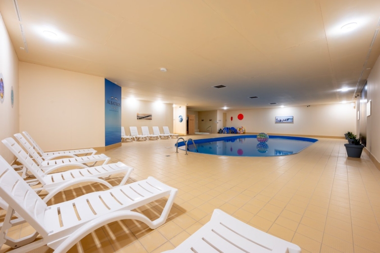 Albatros SPA & SKI w Jarosławcu posiada własną strefę  Wellness & SPA