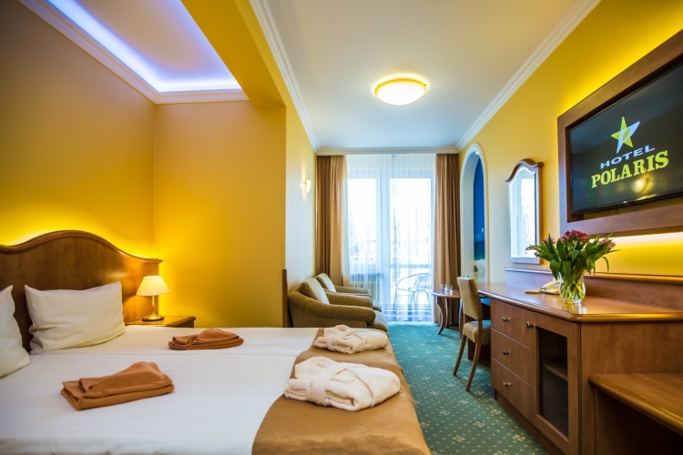 Pokoje w Hotelu Polaris w Świnoujściu są komfortowo wyposażone 