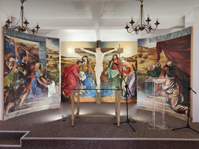 Mieszkańcy Apartamentów Serwisowanych White House w Jastrzębiej Górze mogą korzystać z prywatnej kaplicy