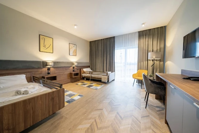 Pacjenci Centrum Rehabilis w Katowicach mają zapewnione zakwaterowanie w Hotelu Rehabilis