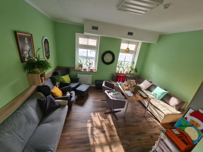 Specjalne pomieszczeniw do odpoczynku i wyciszenia w Dziennym Domu SENIOR+ w Dębnie