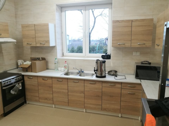 Ogólnodostępna kuchnia w Dziennym Domu SENIOR+ w Kwileniu