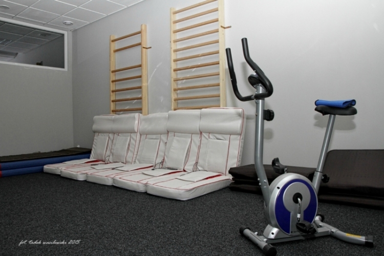 Sala rehabilitacyjna w Dziennym Domu SENIOR+ w Gryfinie