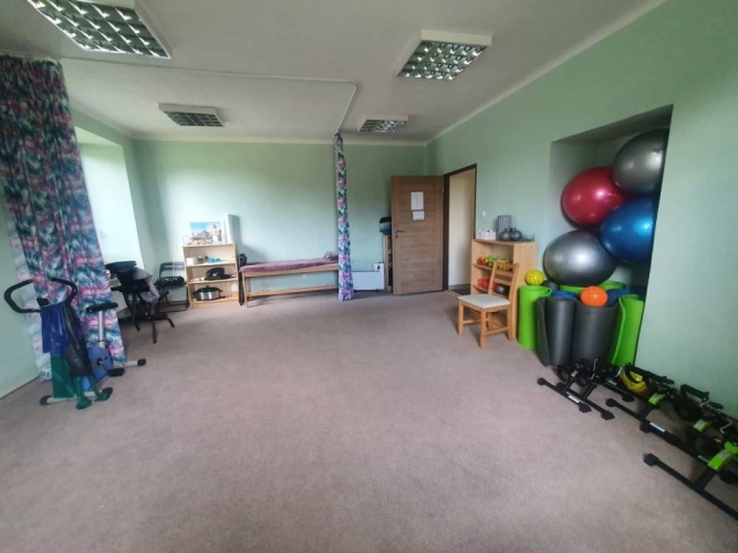 Sala do zajęć usprawniających w Dziennym Domu SENIOR+ w Rawie Mazowieckiej