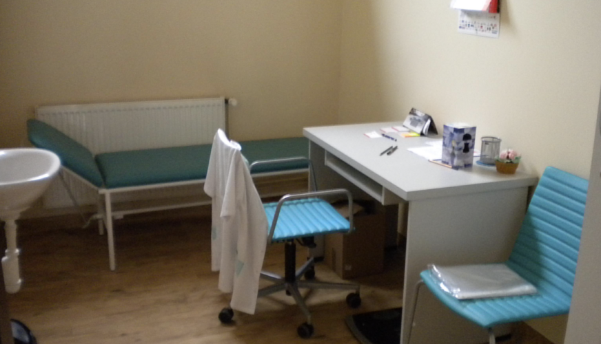 Gabinet pielęgniarki w Dziennym Domu SENIOR+ w Wilamowicach