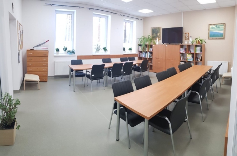 Sala zajęciowa w Domu Seniora Pustynna Oaza w Chechle