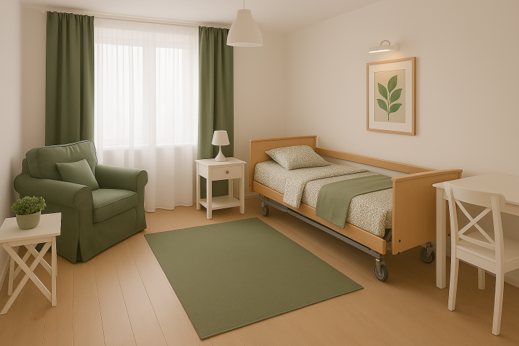 Dom Opieki ELMED w Dziechcińcu - dostępne są pokoje 1- i 2-osobowe z łazienkami