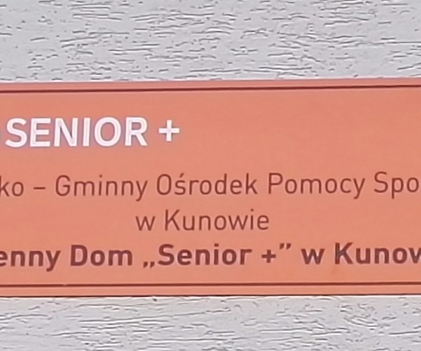 Dzienny Dom SENIOR+ w Kunowie