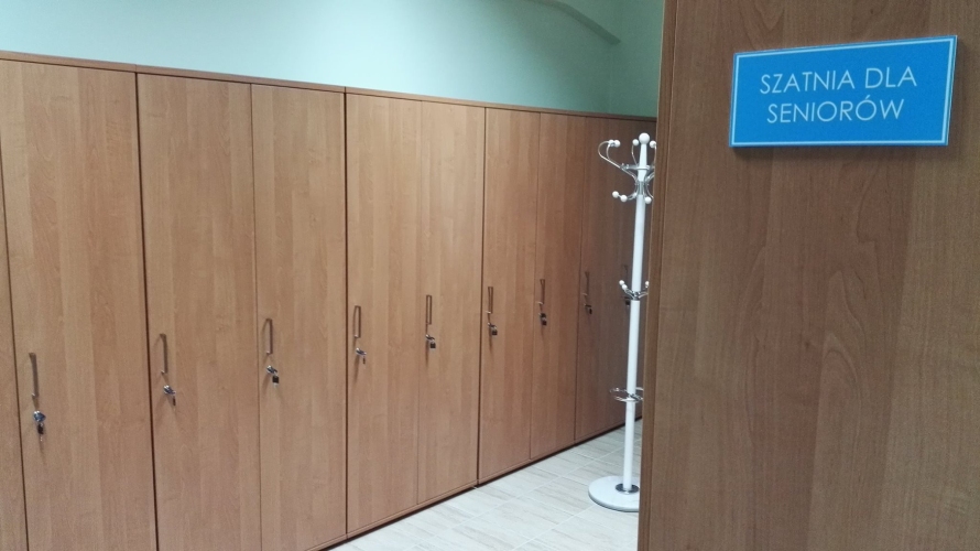 Dzienny Dom SENIOR+ w Kunowie - na miejscu dostępna jest szatnia dla uczestników i personelu