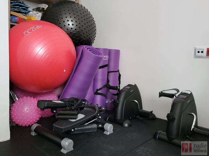 Sala rehabilitacyjna w Dziennym Domu SENIOR+ w Sandomierzu (Koseły)