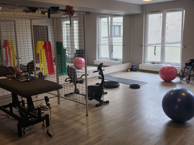 Dom Seniora "Gdańska 116" w Bydgoszczy dysponuje własnym zapleczem rehabilitacyjnym